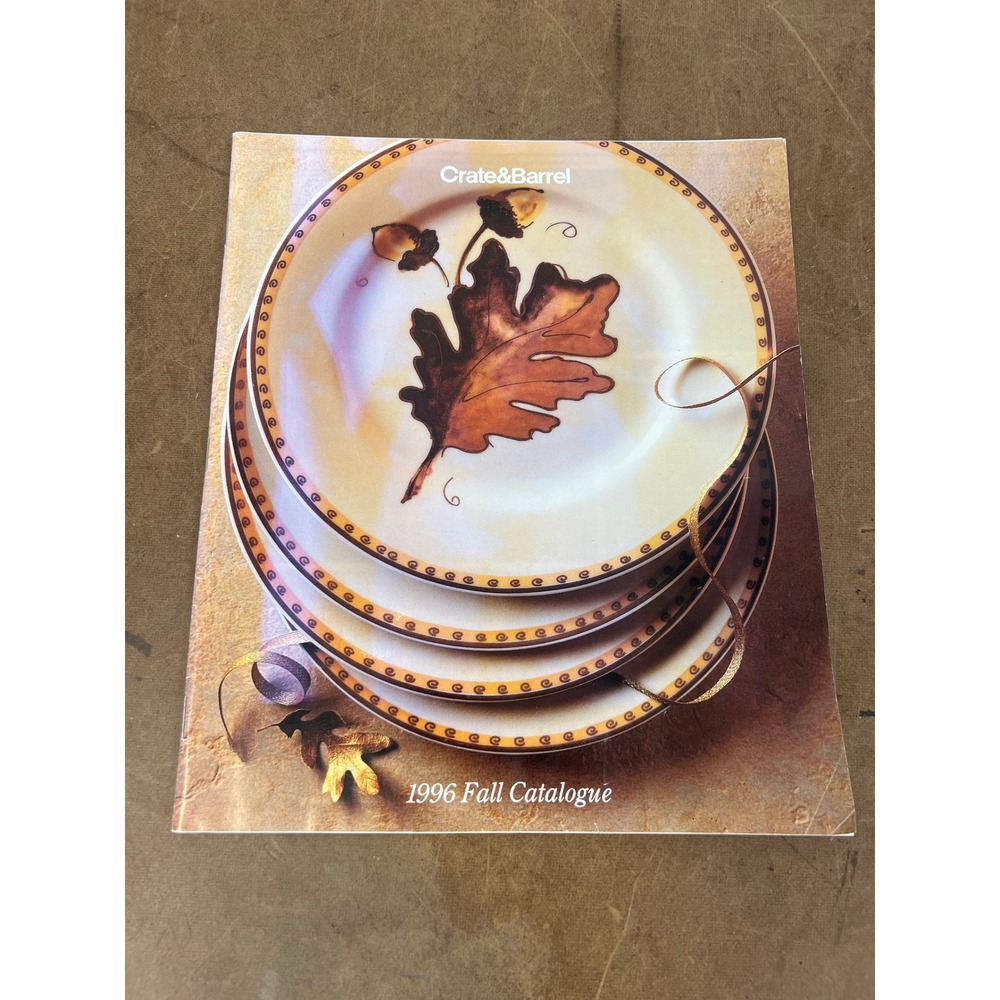 Vintage Crate and Barrel 1996 Fall Catalog Home Decor Kitchen Toys Advertising